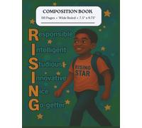 RISING Star: An Empowering Composition Book for Black Boys Ready to Rise and Shine | MWB Star Series: Manifesting Worth & Brilliance