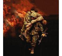 Risjc 1/35 Guerra del Vietnam I Soldati statunitensi Hanno Salvato i Compagni d'armi Kit Modello in Resina Kit Soldato Non assemblato e Non Verniciato ///12Y817