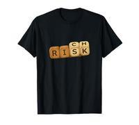 Risk Taker - Piastrelle in Legno con Lettere tipografiche Vintage Maglietta
