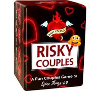RISKY COUPLES, Gioco di carte per coppie super divertente per appuntamenti serali: 150 Osa & Domande per il tuo partner. Regali romantici per anniversari e San Valentino. (versione inglese)