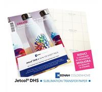 Risma 100 Fogli A4 Carta Sublimazione Sublimatica Jetcol 120g oggetti magliette