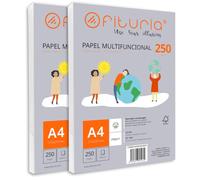Risma di carta A4 de 250gr con 500 fogli bianchi, carta per stampante multifunzionale ideale per uso scolastico e ambienti lavorativi. Perfetta per stampanti laser, iniezione o fotocopiatri - Ofituria