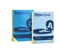 carta colorata favini rismacqua colori tenui 200 g/m² a3 mix 5 colori - risma da 125 fogli - a67x123