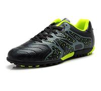 rismart Ragazzi Difficile Terra Artificiale velocità PU Pelle Calcio Scarpe