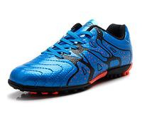 rismart Ragazzi Difficile Terra Artificiale velocità PU Pelle Calcio Scarpe
