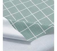 rismart Rustico più Modelli Resistente all'Acqua PVC Tovaglia Rettangolare A Prova di Olio Tavolo Tessuto(140_x_180_cm,Verde)