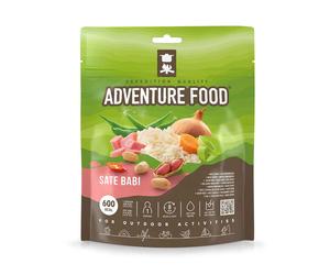 Riso indonesiano, prosciutto e salsa saté