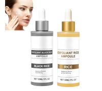 Riso nero Fiala Riso Bianco Scrub Siero, delicato esfoliante Viso & Corpo Idratante Sieri con niacinamide e estratti di riso, minimizzazione dei pori e idratazione profonda (2)