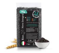 Riso Nero Integrale Italiano 1 kg - Lavorato a Pietra, Chicco Aromatico | Riso nero integrale italiano di Vercelli, lavorato a pietra di secondo grado®, aromatico e naturalmente senza glutine.