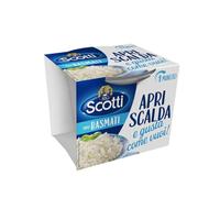 Riso Scotti, Apri Scalda e Gusta Basmati, Cup di Riso Monoporzione Pronto in 1 Minuto, 200g, Senza Glutine