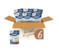 Riso Scotti - Basmati È Pronto in 2' - Riso Basmati Cotto al Vapore - 230 gr Multipack da 6 Pezzi