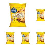 Riso Scotti Cookie Morbido con Gocce di Cioccolato, Snack Dolce Senza Glutine con Farina di Riso, 40g (Confezione da 5)