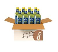 Riso Scotti Olio di Riso - Bottiglia per Condimenti e Fritture Delicate - Sapore Dolce per Cibi Freddi e Insalate - Fonte di Vitamina E, 0,75L x 8 pz