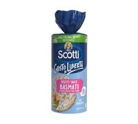 Riso Scotti - Risette Basmati e Riso Rosso - Gallette di Riso Basmati, Rosso e Nero Senza Glutine Bio - 120 gr