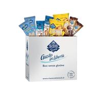 Riso Scotti Snack Box Senza Glutine - 26 Snack Dolci e Salati Gustosi - 5 Cannoli Nocciola, 5 Crackers 100% Riso, 8 Brownie e 8 Cookie, Idea Regalo