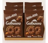 Riso su Riso al Cacao e Cereali - Biscotti Frollino Integrali con Farina di Riso, Croccanti e Leggeri - 6 Confezioni da 290g (Totale 1,74 kg) per Galbusera Frollini