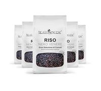 Riso Venere Nero Italiano, Integrale ed Aromatico 5 x 500g (2,5Kg) - Italia Spezie