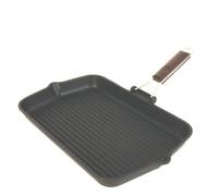 RISOLI' Risolì Bistecchiera Saporella Antiaderente Alluminio, Nero, Cm 43x26 - alluminio 1045143