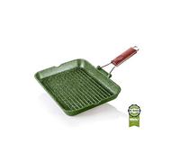 Risolì Bistecchiera Dr Green 33x26 Green Stone Manico Legno