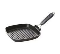 Risoli Bistecchiera INDUCTION manico pieghevole soft Nero
