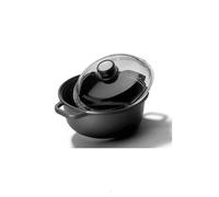 Risoli 00097BIPIN/20 Casseruola Con Coperchio Blackplus, Diametro 20 cm, 2.25 Litri, Spessore 7.20 mm, Rivestimento ELDIAMANT Profile, Alluminio Pressofuso, Per tutti i i piani di cottura
