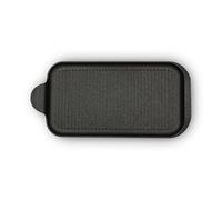 RISOLI' | EXPLORA, Fingergrill Piastra Antiaderente 32x16 cm, Griglia per Barbecue, Gas o Forno, in Alluminio Fuso Riciclato, Made in Italy