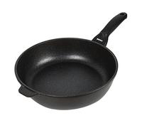 Risoli Padella Alta in Alluminio pressofuso con Manico in bakelite, Linea Black Plus (Ø 24 cm)