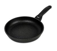 Risoli Padella BLACKplus® Alluminio PRESSOFUSO Antiaderente El Diamant Ultra Resistente FRYPAN Made Italy (20 CM)