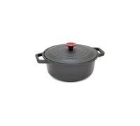 RISOLI’ | VINUM, Casseruola Antiaderente per Induzione e Gas Ø28cm, con Coperchio in Fusione, Slow Cooking, in Alluminio Fuso Riciclato, Made in Italy