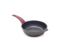 RISOLI’ | VINUM, Padella Antiaderente Ø20cm, Alto Spessore 8 mm, in Alluminio Fuso Riciclato, No Induzione, Made in Italy