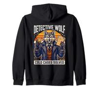Risolti i Casi Freddi del Detective Wolf Felpa con Cappuccio