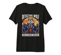 Risolti i Casi Freddi del Detective Wolf Maglietta Premium