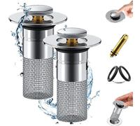 risoluce filtro di scarico,Stainless Steel Basin Drain Filter,stainless Steel Pop-up Bounce Core Basin Drain Filter,stainless Steel Basin Drain Filter,Sink Stopper,Bathroom Pop-up Sink Strainer
