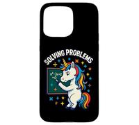 Risolvere i problemi Matematica Unicorn Graphic Custodia per iPhone 15 Pro Max