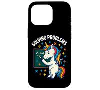 Risolvere i problemi Matematica Unicorn Graphic Custodia per iPhone 16 Pro