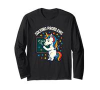 Risolvere i Problemi Matematica Unicorn Graphic Maglia a Manica