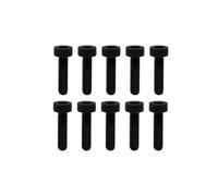 RISON-Titanium 10 Pezzi Viti a Testa Cilindrica in Titanio M3x10mm, Viti a Testa Esagonale Standard DIN912, Bulloni a Brugola a Filettatura Totale, Viti a Brugola Viti Filettate