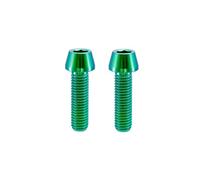 RISON-Titanium 2 viti in titanio per attacco manubrio della bicicletta, M4 | Viti coniche per albero della bicicletta, viti a esagono incassato, bullone per bicicletta da corsa, mountain bike, corsa