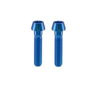 RISON-Titanium 2 viti in titanio per attacco manubrio della bicicletta, M4 | Viti coniche per albero della bicicletta, viti a esagono incassato, bullone per bicicletta da corsa, mountain bike, corsa