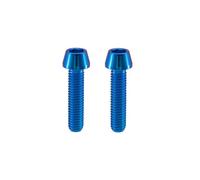 RISON-Titanium 2 viti in titanio per attacco manubrio della bicicletta, M8 | Viti coniche per albero della bicicletta, viti a esagono incassato, bullone per bicicletta da corsa, mountain bike, corsa