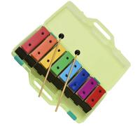 Risonatore a piastra metallica rimovibile con glockenspiel colorato a 8 note con strumento a percussione a martello Glockenspiel Strumento A Percussione