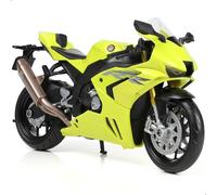 Risopen 1/12 1000R Moto Modello Giocattolo Mini Lega Metallo Diecast Moto Modello Giallo Giocattolo Collezione Regalo per Uomini Bambino Ragazzo