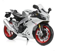 Risopen 1/12 compatibile per Aprilia moto modello giocattolo Mini metallo pressofuso argento moto giocattolo sport da corsa modello collezione regalo ragazzo