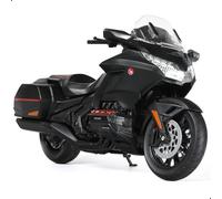 Risopen 1:12 Modello di moto compatibile per Honda Glodwing Lega Diecast Moto Modello Giocattolo Mini Moto Regalo (nero)