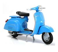 Risopen 1/18 compatibile per Vespa 150CC Ciclomotore Statico Figura Mini Scooter Modello Giocattolo Collezione Vacanze Romane Figurina Souvenir Simulazione Moto Giocattolo per Bambino Adulto (Blu)