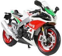 Risopen Giocattolo in Lega Mini Modello Moto 1:12 Compatibile con Aprilia RSVA RRR1000 - Miniatura Motocicletta Riproduzione Regalo di Compleanno per i Fan