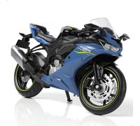 Risopen Modello di moto pressofusione per Kawasaki Ninja ZX-6R Motore Bike Giocattoli 1:12 Moto Giocattoli Regalo Collezione per Bambini Adulto (Blu)