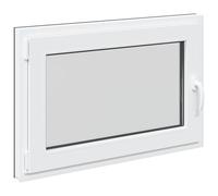 Risor - Finestra per cantina, 90 x 70 cm, in PVC e vetro antracite, protezione dal calore e dal rumore, con vetro isolante e guarnizione per cantina e lucernario, pronta per il montaggio