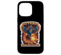 Risorgi e ricostruisci più forte e migliore che mai Phoenix Bird Custodia per iPhone 14 Pro Max