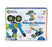 Learning Resources Robot in Movimento Gears Gears Gears, STEM, Giocattolo Gears, Gears Robot, dai 5 Anni in avanti